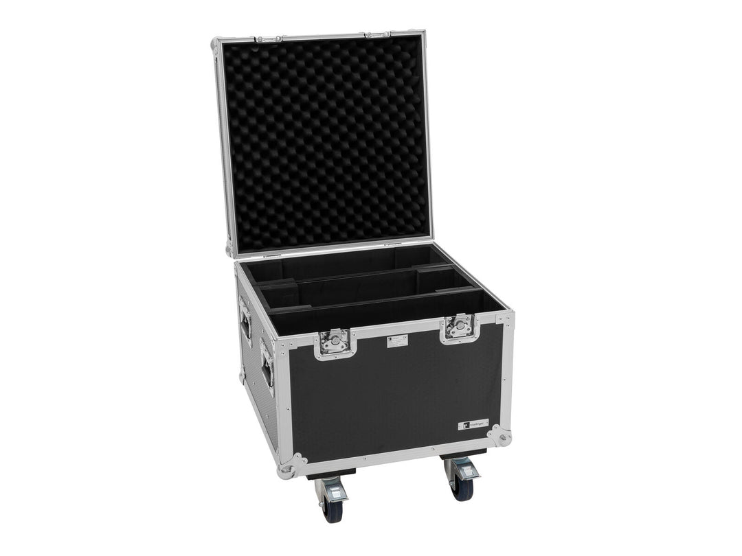 EUROLITE Set 2x LED IP Mega PIX Strobe 714 SWING + Flightcase mit Rädern