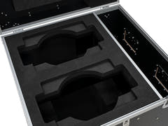ROADINGER Flightcase PRO 2x IP TMH-W285 mit Rollen