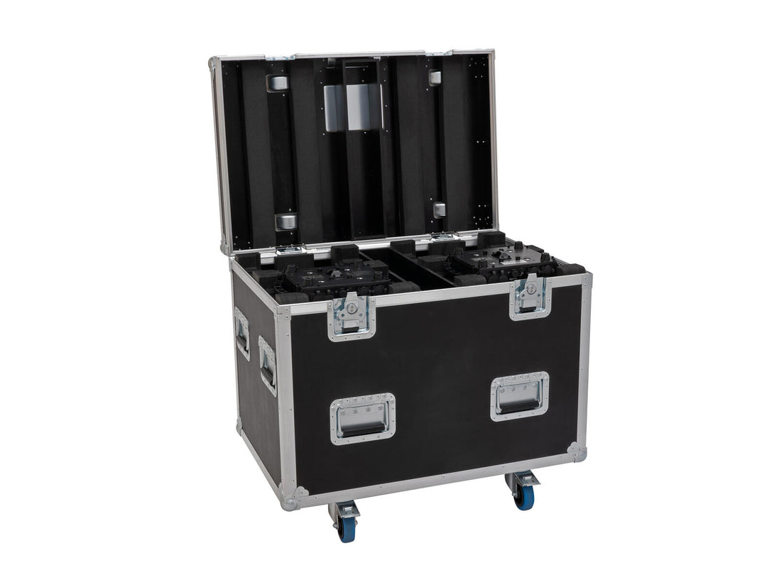 ROADINGER flightcase HIGHLINE 4x LED IP TMH-S250/B250, mit Rädern