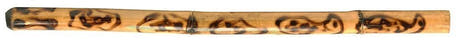 Kamballa Didgeridoo aus geflammtem Bambus, ca. 120 cm