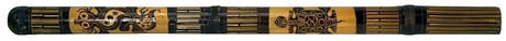 Kamballa Didgeridoo aus graviertem Bambus, ca. 120 cm
