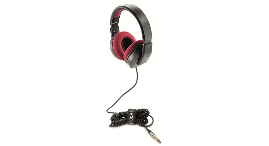 Focal Listen Professional DJ-Kopfhörer (Schwarz/Rot)