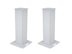 EUROLITE Set 2x Stage Stand 100cm + 2x LED B-40 Beam Effect weiß