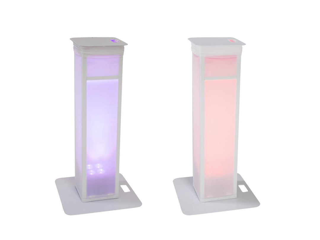 EUROLITE 2x Stage Stand variable inkl. Abdeckung und Tasche, weiß