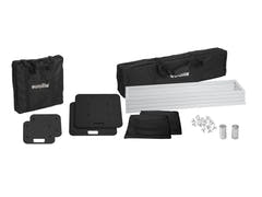 EUROLITE 2x Stage Stand 150cm inklusive Cover und Tasche, schwarz