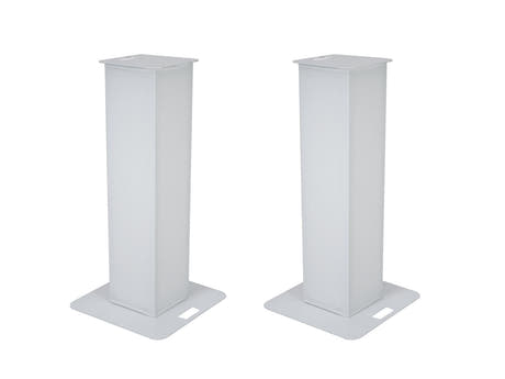 EUROLITE 2x Stage Stand 150cm inkl. Abdeckung und Tasche, weiß