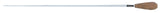 Pick Boy Dirigentenstab aus weißem Carbon, 38 cm, Modell E, Korkgriff