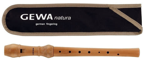 GEWA Natura Sopranblockflöte in C, Holz, deutsche Griffweise