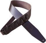 Profile STW/FPB-DBR Pro italienischer Leder Gitarren-Gurt – Dark