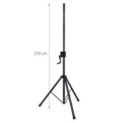 Wind-Up Lautsprecherstativ 130-210cm (70 kg)