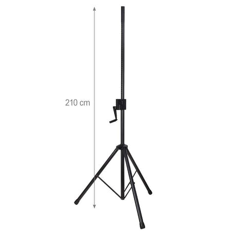 Wind-Up Lautsprecherstativ 130-210cm (70 kg)