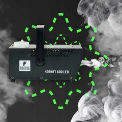 Firefog Hornet 400LED nebelmaschine 400 W mit LED und 2 Fernbedienungen, schwarz
