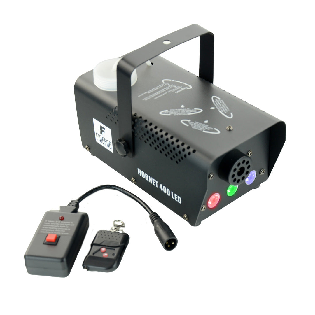 Firefog Hornet 400LED nebelmaschine 400 W mit LED und 2 Fernbedienungen, schwarz