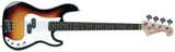 VGS RCB-100 e-bass, 3-Tone Sunburst