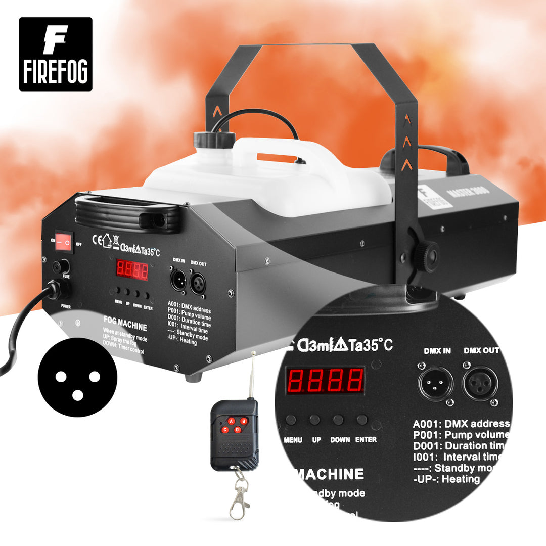 Firefog Master 3000 nebelmaschine 3000 W mit DMX und Fernbedienung