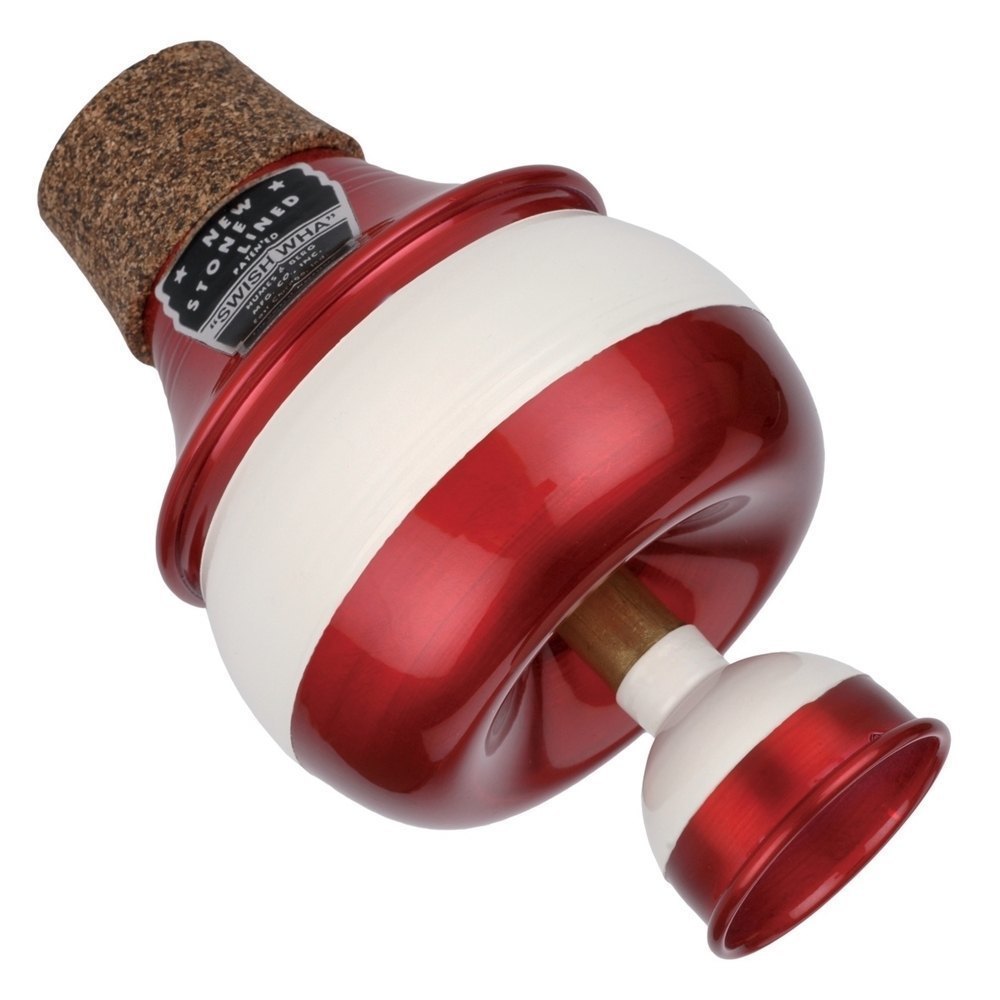 Humes & Berg Swish Wha 241 Wah-Wah-Dämpfer für trompete, rot und weiß
