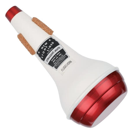Humes & Berg Straight 285 Straight-Dämpfer für Flügelhorn, rot und weiß