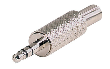 GEWA 3,5-mm-Stereo-Minijackstecker mit Knickschutz