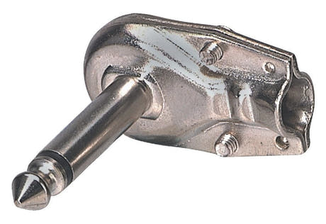 GEWA abgewinkelter 6,3-mm-Mono-Klinkenstecker ohne Knickschutz