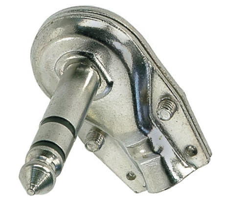GEWA abgewinkelter 6,3-mm-Stereo-Klinkenstecker ohne Knickschutz