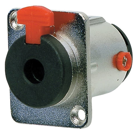GEWA 6,3-mm-Stereo-Klinkenstecker zur festen Installation, mit Verriegelung