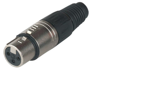 GEWA XLR-Buchse mit Zugentlastung