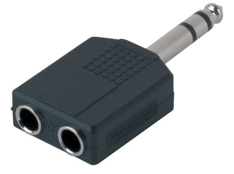 GEWA Adapter-Klinkensplitter 6,3 mm Stereo