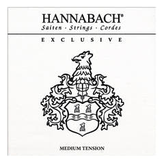 Hannabach Saiten für klassische Gitarren Exclusive Serie Medium Tension - Exclusiv Medium Tension Set (EXCLMT)