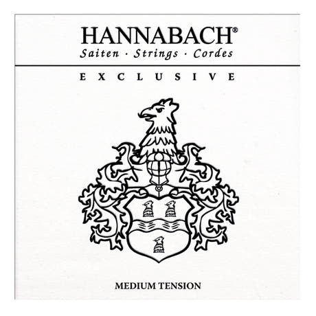Hannabach Saiten für klassische Gitarren Exclusive Serie Medium Tension - Exclusiv Medium Tension Set (EXCLMT)