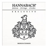 Hannabach Saiten für klassische Gitarren Exclusive Serie Medium Tension - Exclusiv Medium Tension Set (EXCLMT)