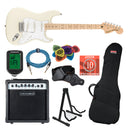 Fender Squier Affinity Stratocaster E-Gitarre Starterpaket (Olympic White)