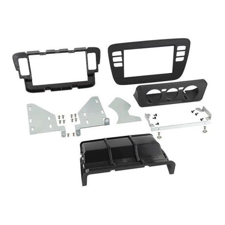 2-DIN Rahmen für Mii, Citigo und Up (Schwarz)