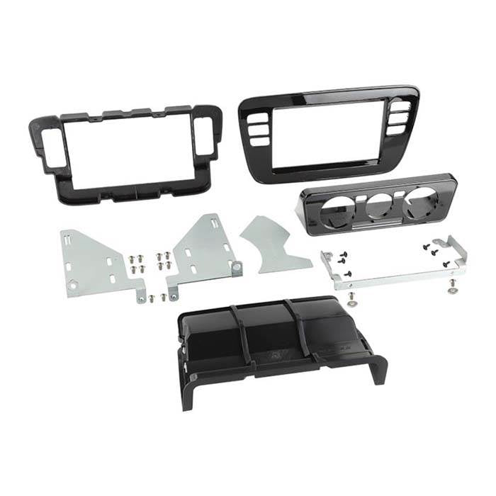 2-DIN Rahmen für Mii, Citigo und Up (Glänzend Schwarz)