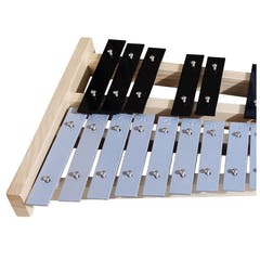 V-TONE DC27 Chromatische Glockenspiele für Kinder – 27 Töne mit Etui und Schlägeln