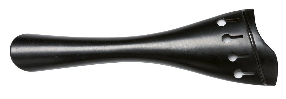 GEWA Kontrabass-Saitenhalter aus Ebenholz, 3/4, 4 Saiten, gebogen