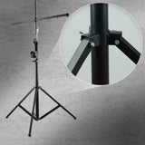 Hardman LS4 wind-up Lichtstativ mit doppelter Quertraverse, 1,7 bis 4,3 m