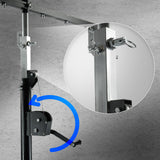 Hardman LS4 wind-up Lichtstativ mit doppelter Quertraverse, 1,7 bis 4,3 m