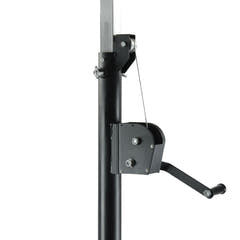 Hardman LS4 wind-up Lichtstativ mit doppelter Quertraverse, 1,7 bis 4,3 m