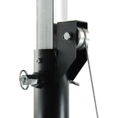 Hardman LS4 wind-up Lichtstativ mit doppelter Quertraverse, 1,7 bis 4,3 m