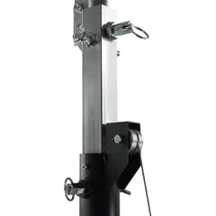 Hardman LS4 wind-up Lichtstativ mit doppelter Quertraverse, 1,7 bis 4,3 m