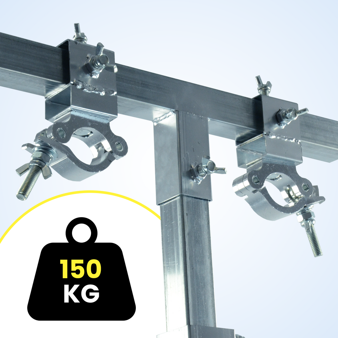 Hardman ST150 Bühnenturm mit Seilzug, 1,75 bis 4,3 m, 150 kg