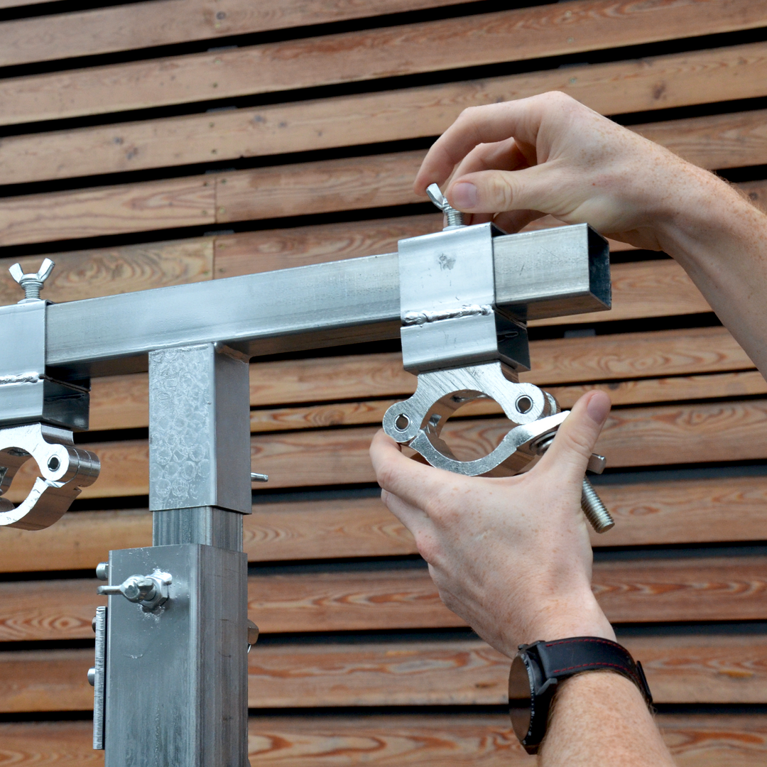 Hardman ST150 Bühnenturm mit Seilzug, 1,75 bis 4,3 m, 150 kg