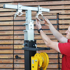 Hardman ST300 Bühnenturm mit Seilzug, 2 bis 5,5 m, 300 kg