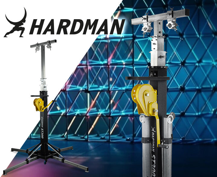 Hardman ST300 Bühnenturm mit Seilzug, 2 bis 5,5 m, 300 kg