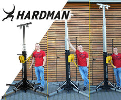 Hardman ST300 Bühnenturm mit Seilzug, 2 bis 5,5 m, 300 kg