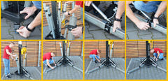Hardman ST300 Bühnenturm mit Seilzug, 2 bis 5,5 m, 300 kg