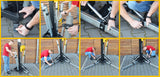 Hardman ST300 Bühnenturm mit Seilzug, 2 bis 5,5 m, 300 kg