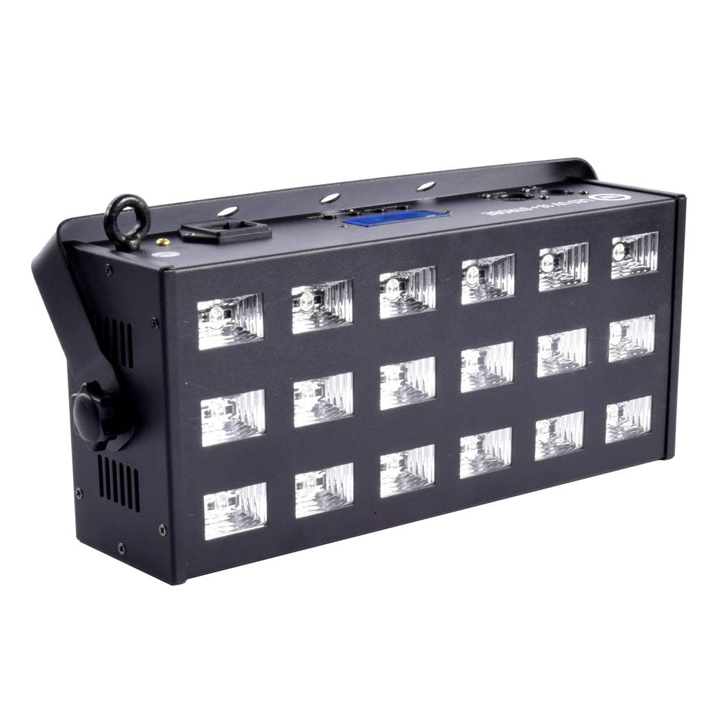 LIGHT4ME LED UV 18x3W Scheinwerfer + strobe DMX