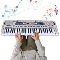 SUPRIMO 824 USB Keyboard mit Mikrofon, MP3-Player und Notenständer