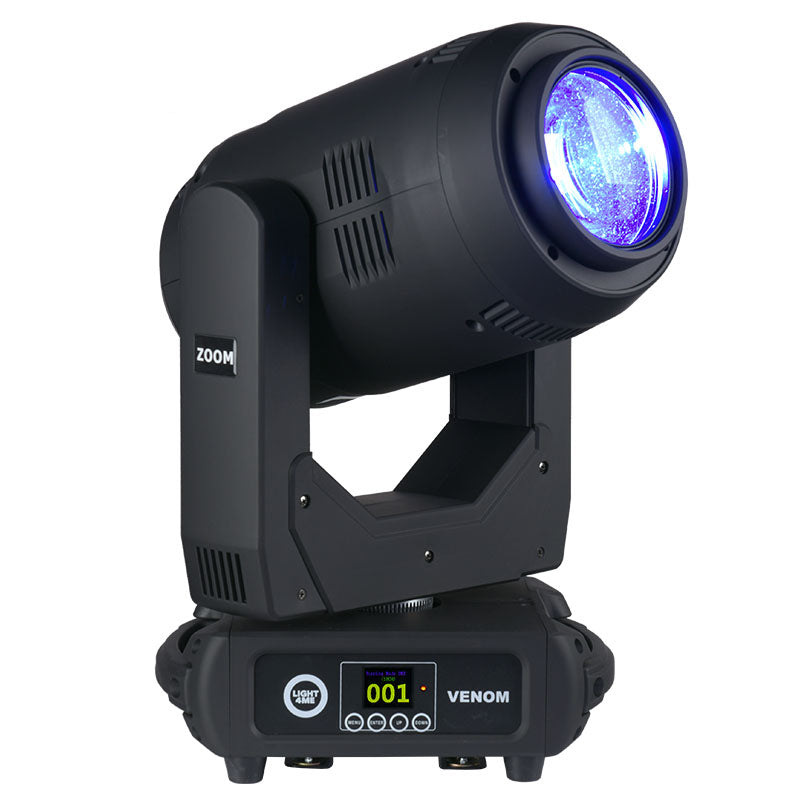 LIGHT4ME VENOM ZOOM 350 moving head LED-Strahl Spotwash